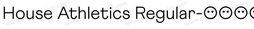House Athletics Regular字体转换